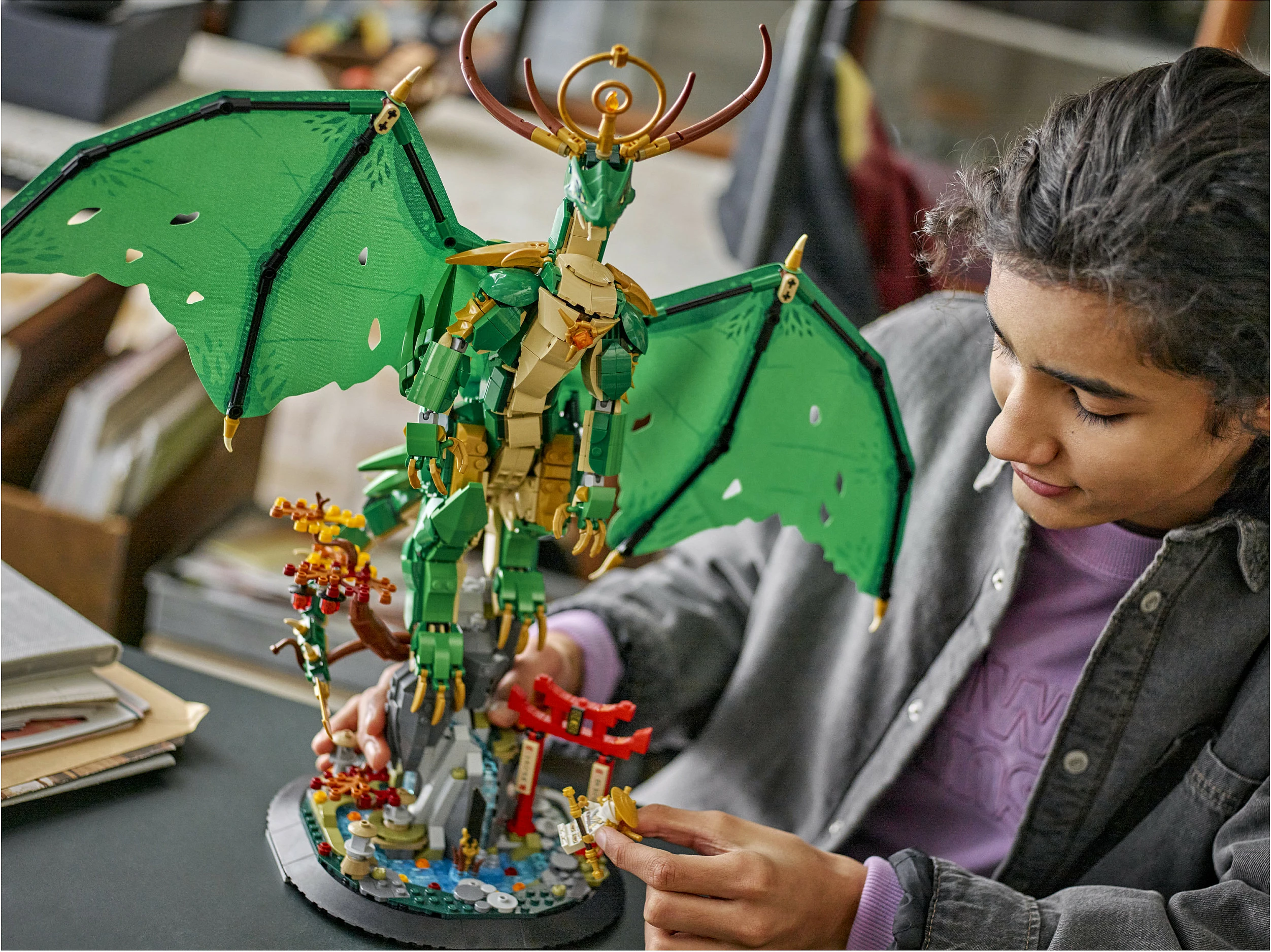 Set ndërtimi LEGO NINJAGO The Guardian Dragon 71847, 1650 copë, 14+, shumëngjyrësh
