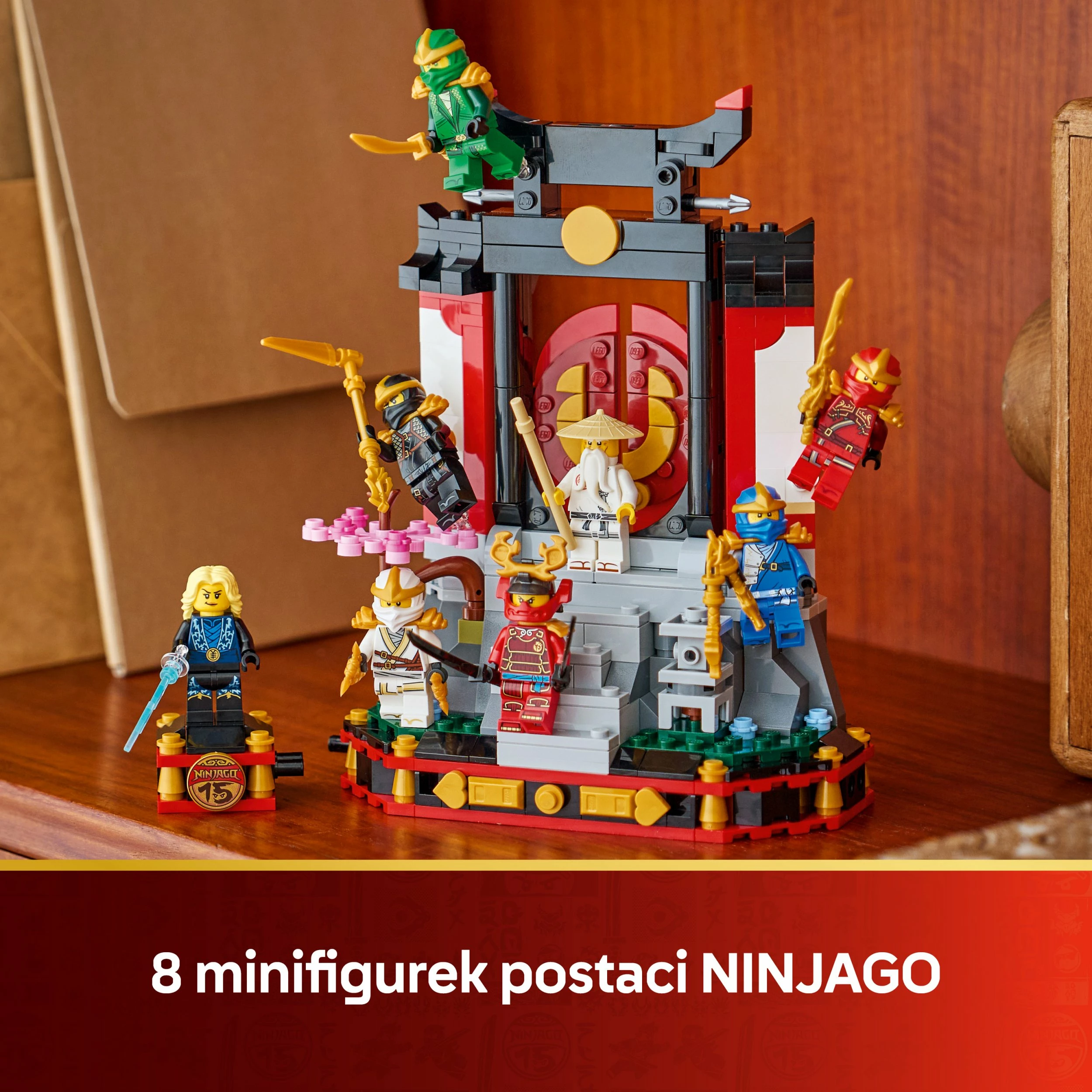 Set LEGO NINJAGO Ninja Character Ornament 15th Anniversary 71866, 447 copë