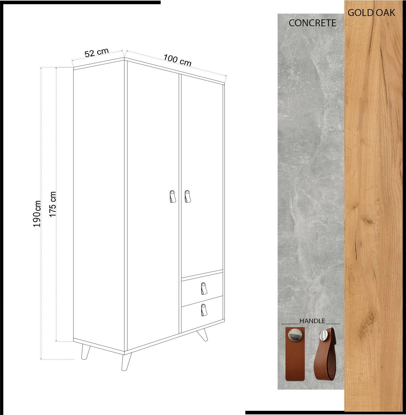 Dollap Hanah Home, Suwon, ngjyrë lis dhe gri