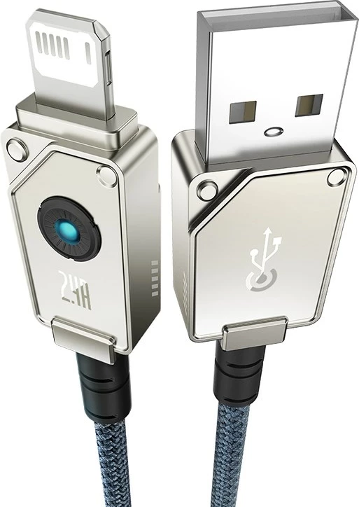 Kabllo USB Baseus Unbreakable, 2 m, 5V-2.4A, Bardhë
