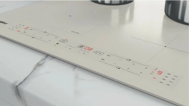 Pllakë induksioni, Whirlpool, WLB6860NES, 4 zona FlexiCook, 60 cm, kontroll me prekje, 7.2 kW, bezhë