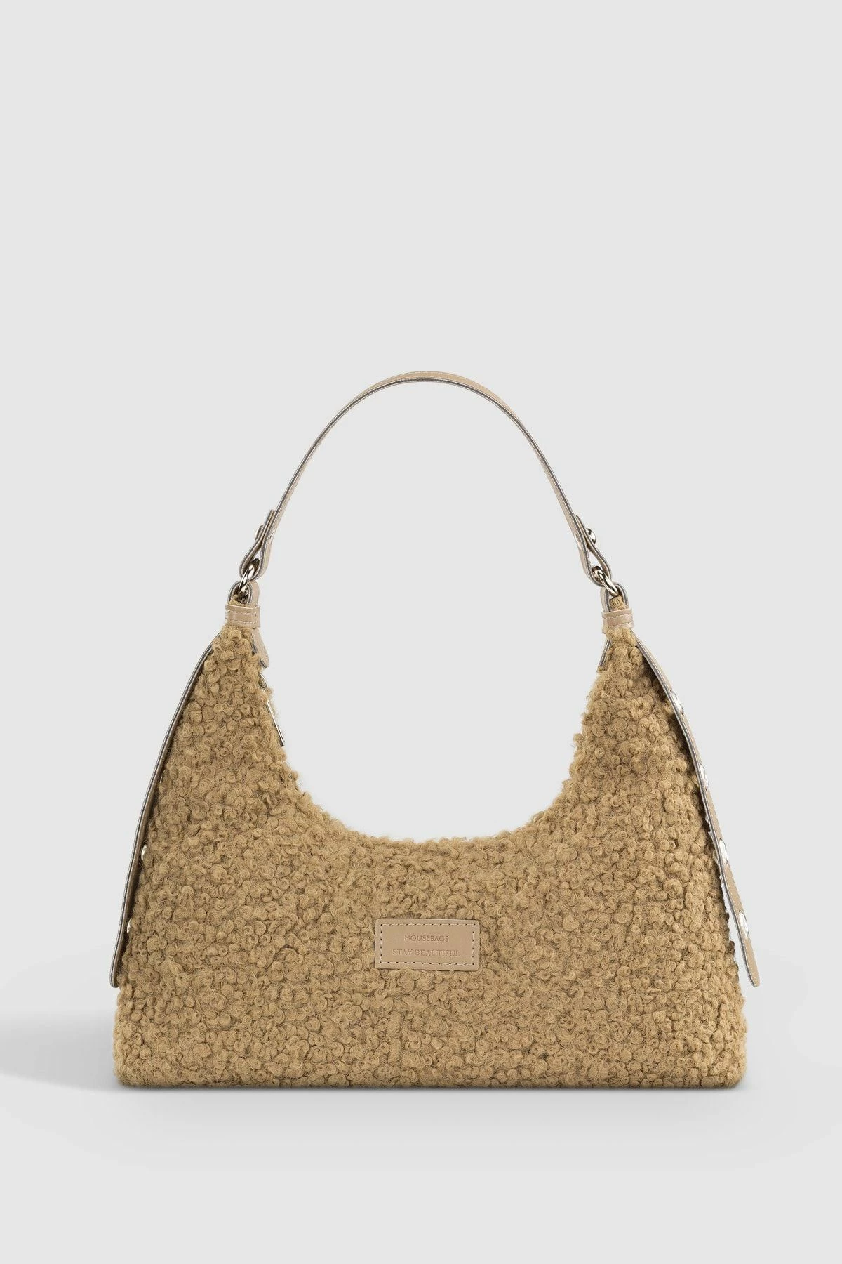Çantë dore Zoozie Bags, ngjyrë mink, 205