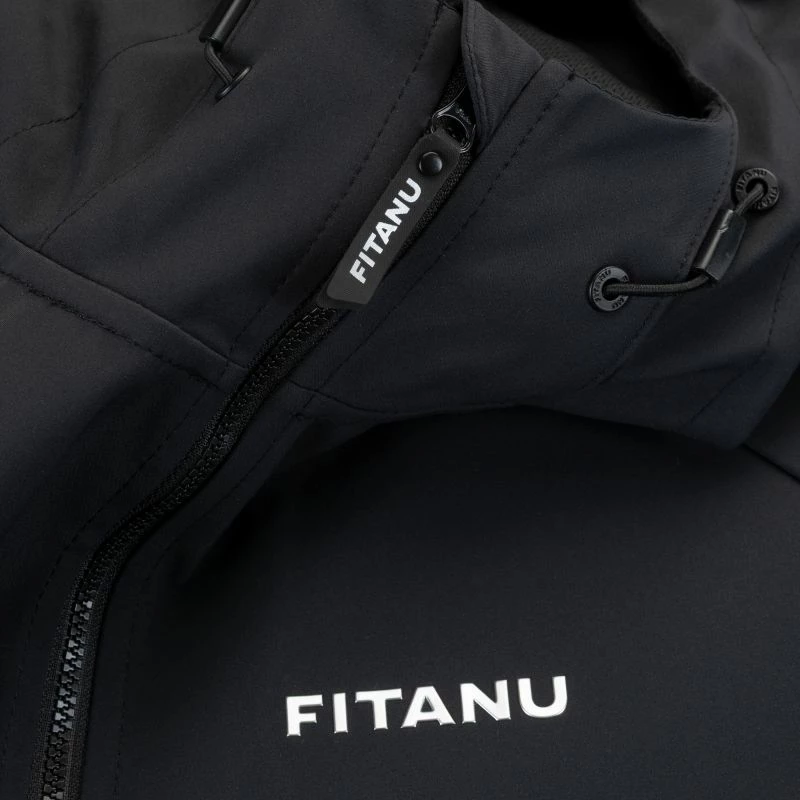 Jakne softshell për meshkuj Fitanu FARISE, e zezë