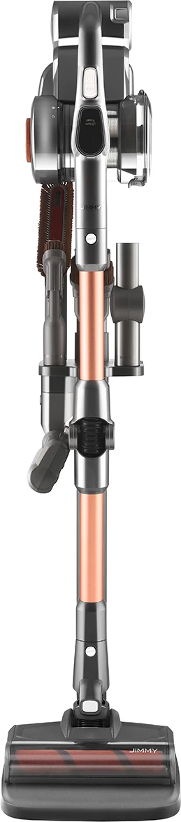 Fshesë me korrent pa kabllo JIMMY H9 Pro, 600 W, 0.6 L, gri/portokalli, me ekran LED