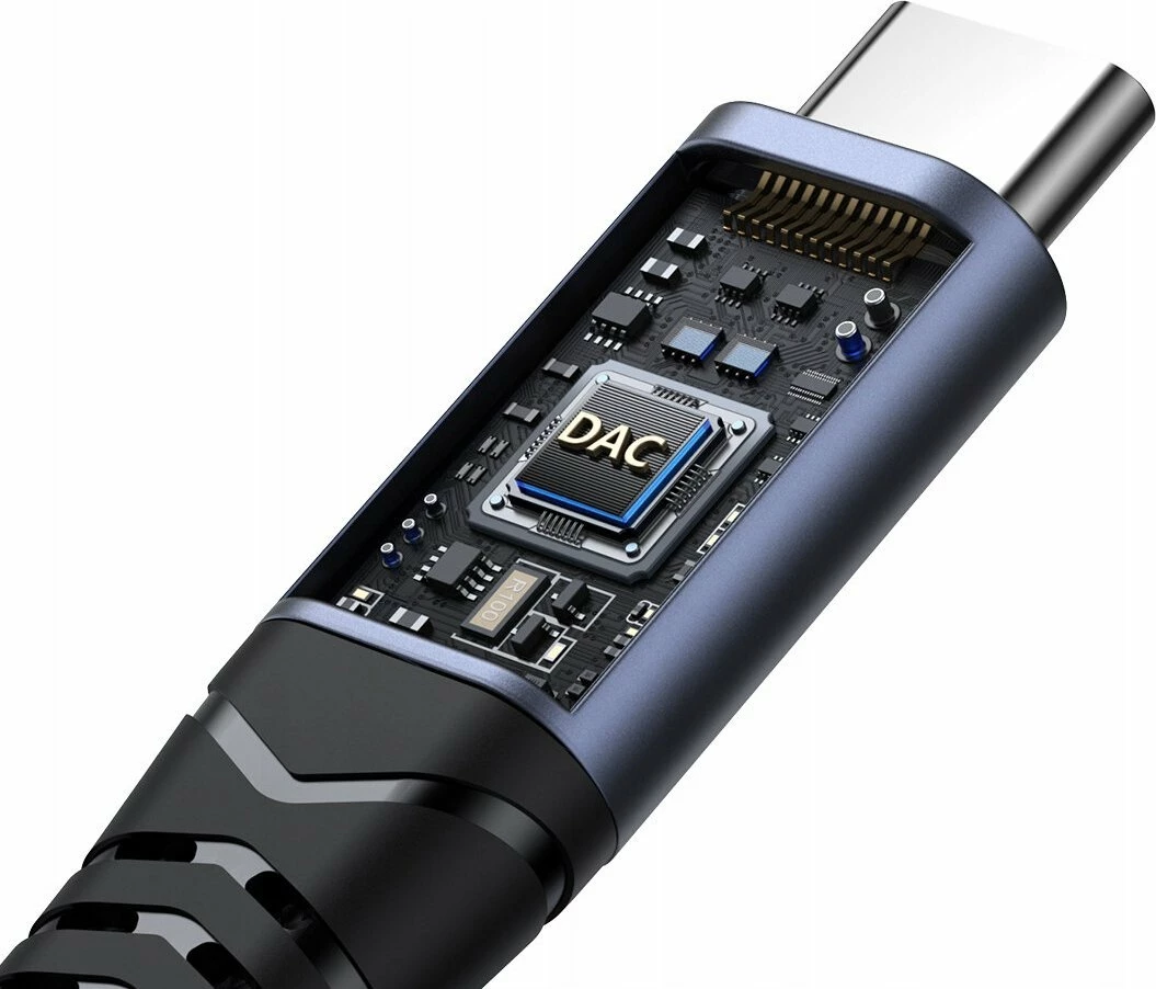 Adapter USB-C Joyroom SY-C03 2n1 DAC, 60W, 0.14 m, i zi