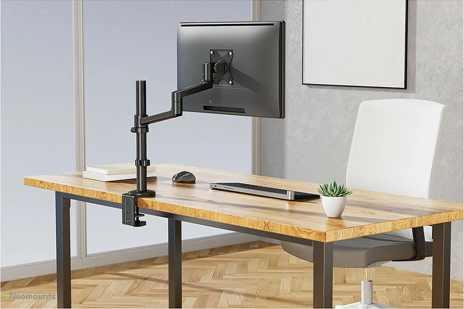 Krah monitori Neomounts DS60-425BL1, 17-27 inç, kapëse/gromet, 8 kg, e zezë