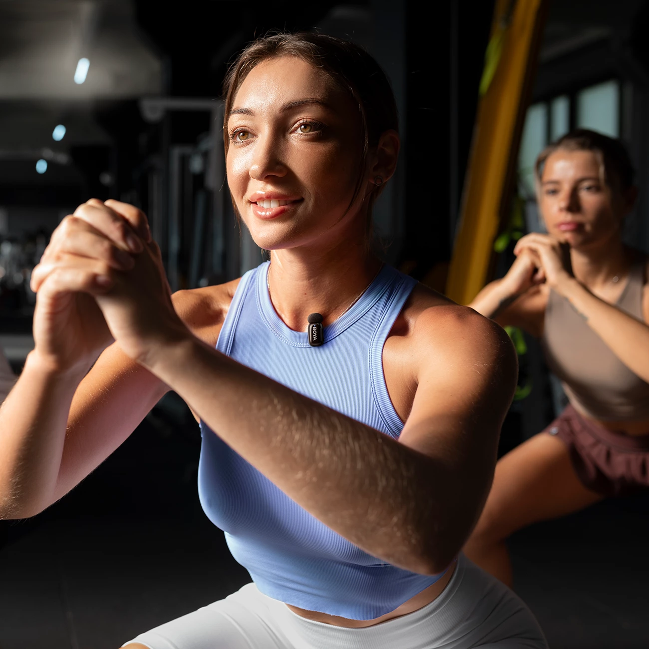 Sistem mikrofonash wireless BOYA Mini 2-01 2.4GHz 48kHz/24-bit 2x transmitter + 2x receiver USB-C/Lightning, i zi