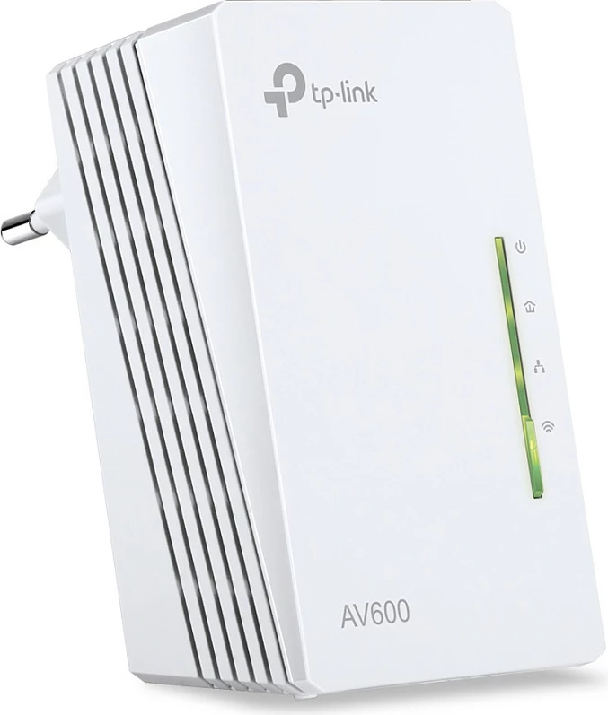 Zgjatues rrjeti Powerline Wi‑Fi TP-Link TL-WPA4220 AV600, 600 Mbit/s, 2x RJ45, bardhë