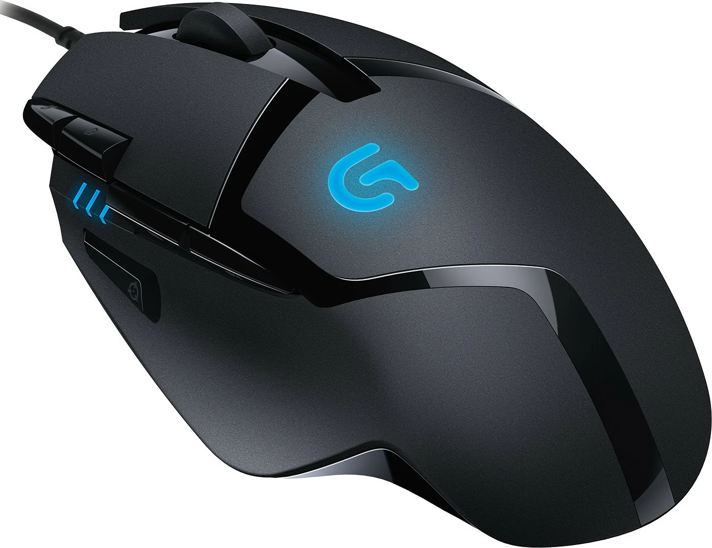 Maus Logitech G G402 Hyperion Fury, FPS Gaming, 4000 DPI, 1 ms, e zezë