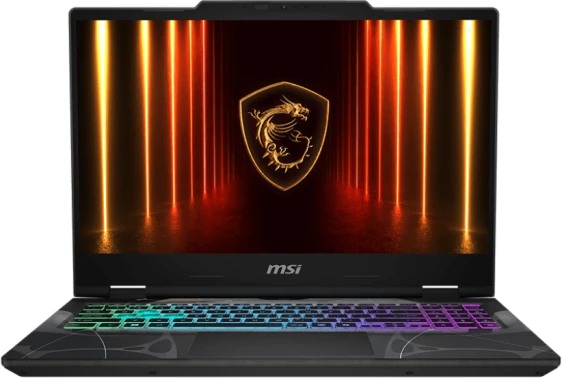 Laptop gaming MSI Cyborg 15, Core 7 240H, 16GB DDR5, 1TB NVMe SSD, RTX 5060 8GB, 15.6\" FHD 144Hz IPS, Wi‑Fi 6E, Windows 11 Home, transparent black