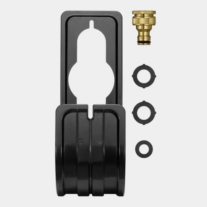 Zorrë kopshti e zgjatshme VonHaus 2500997 15 m, 10 mënyra spërkatjeje, set me lidhësa, zi/portokalli