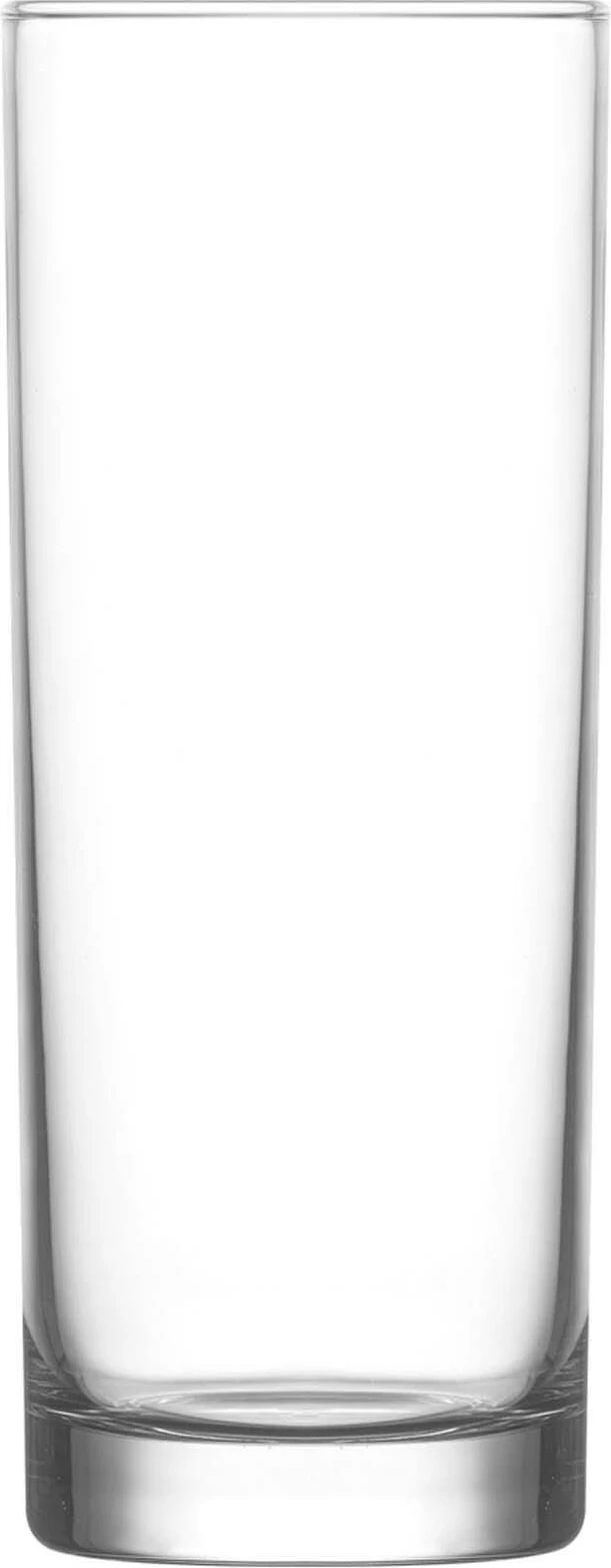 Gotë long drink LAV Rotterdam 360 ml transparente, set 6 copë