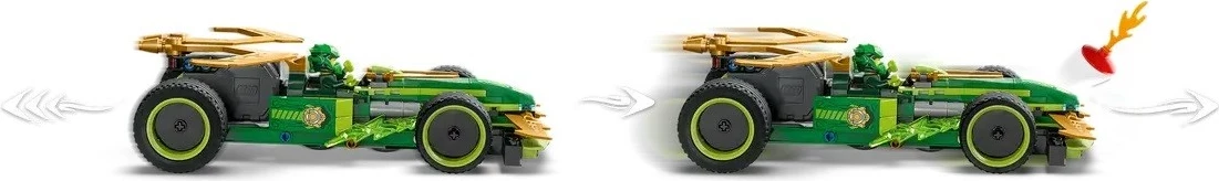 Set LEGO NINJAGO 71828 Lloyd's Pull-Back Race Car
