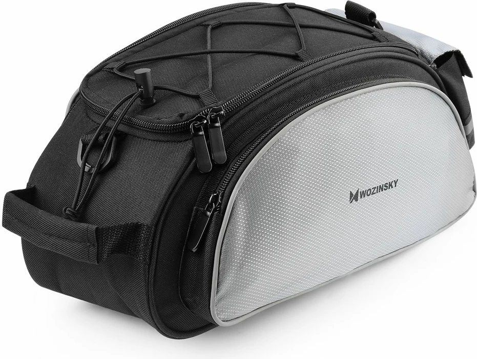 Çantë biçiklete Wozinsky WBB1BK, 13L, e zezë, me rrip shpatulle