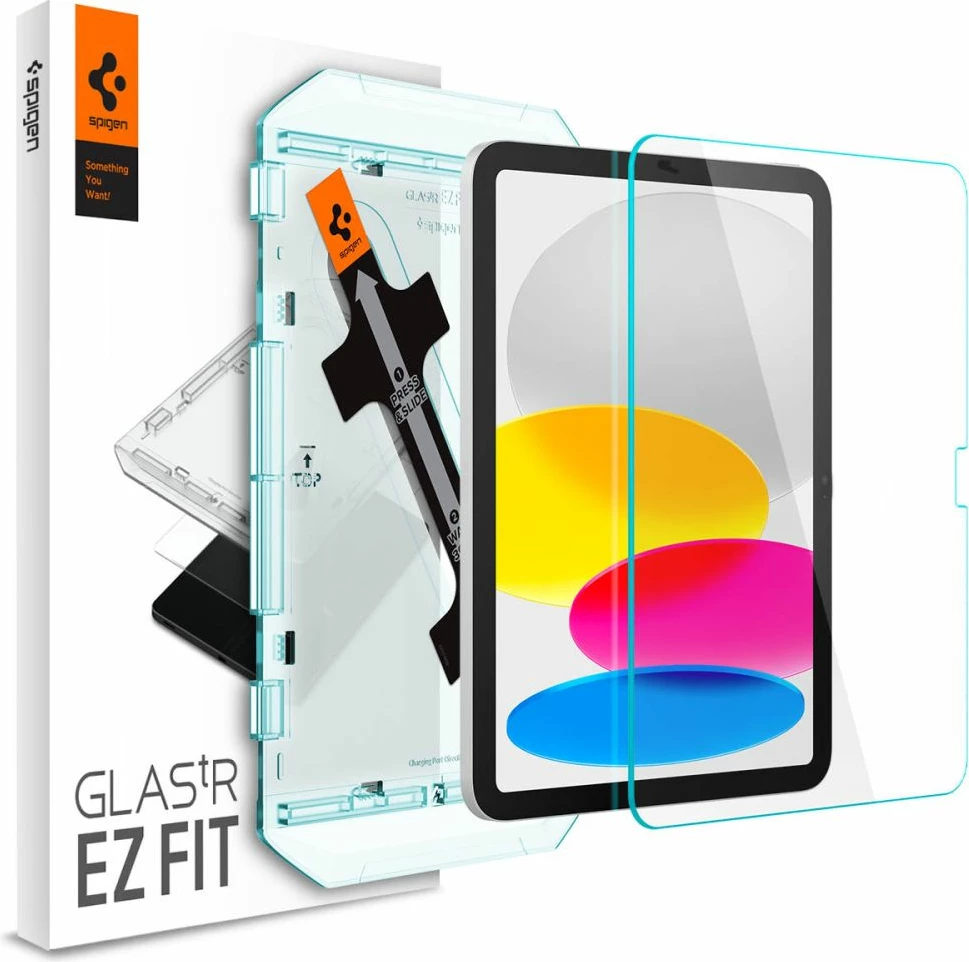 Xham mbrojtës Spigen Glas.tR EZ Fit për iPad 10.9" (2022), Transparent