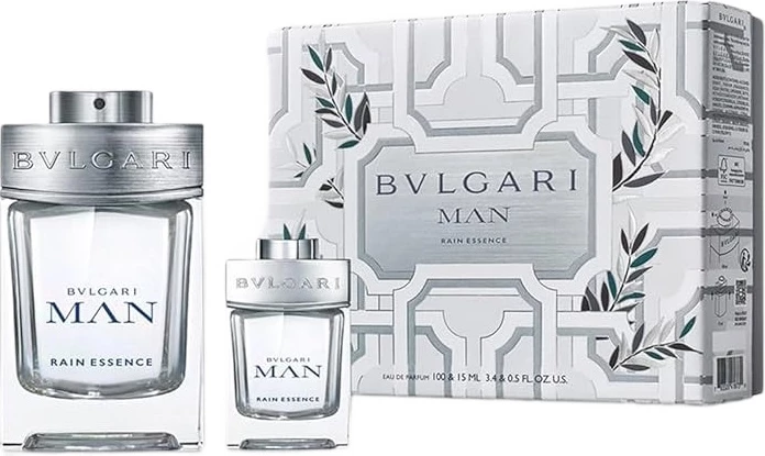 Eau de Parfum për meshkuj Bvlgari Man Rain Essence, 100ml + 15ml