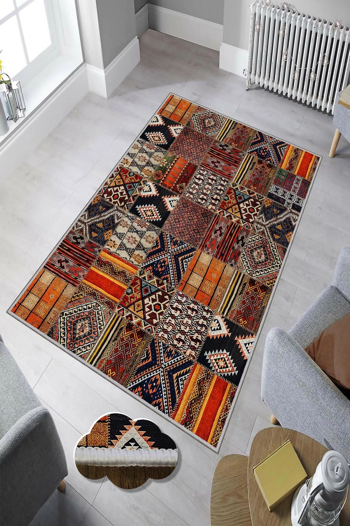Qilim Conceptum Hypnose, shumëngjyrësh, 60x100cm, Hmnt899