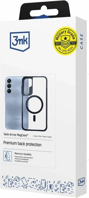 Maskë telefoni 3mk Satin Armor MagCase për Samsung Galaxy A25 5G, transparente