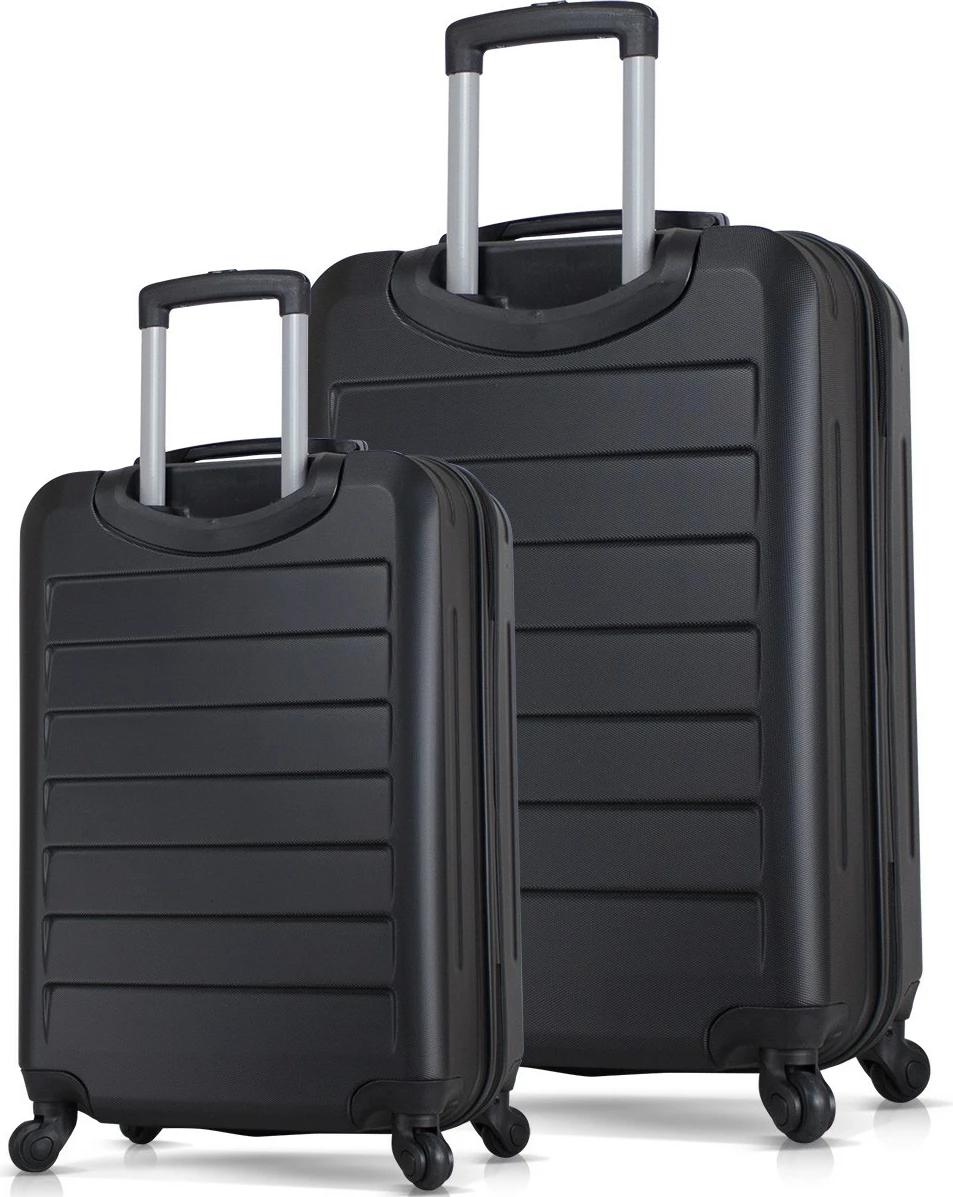 Set valixhesh (2 copë), ngjyrë e zezë, Zoozie Bags, 8091