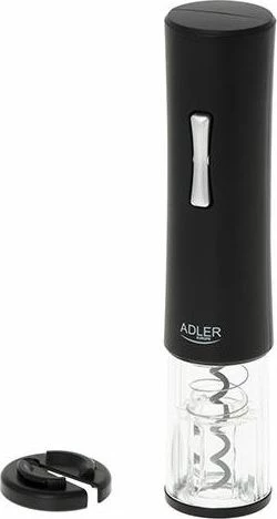 Hapës vere elektrik Adler AD 4490, me dritë LED, me prerës folie, me bateri AA, e zezë