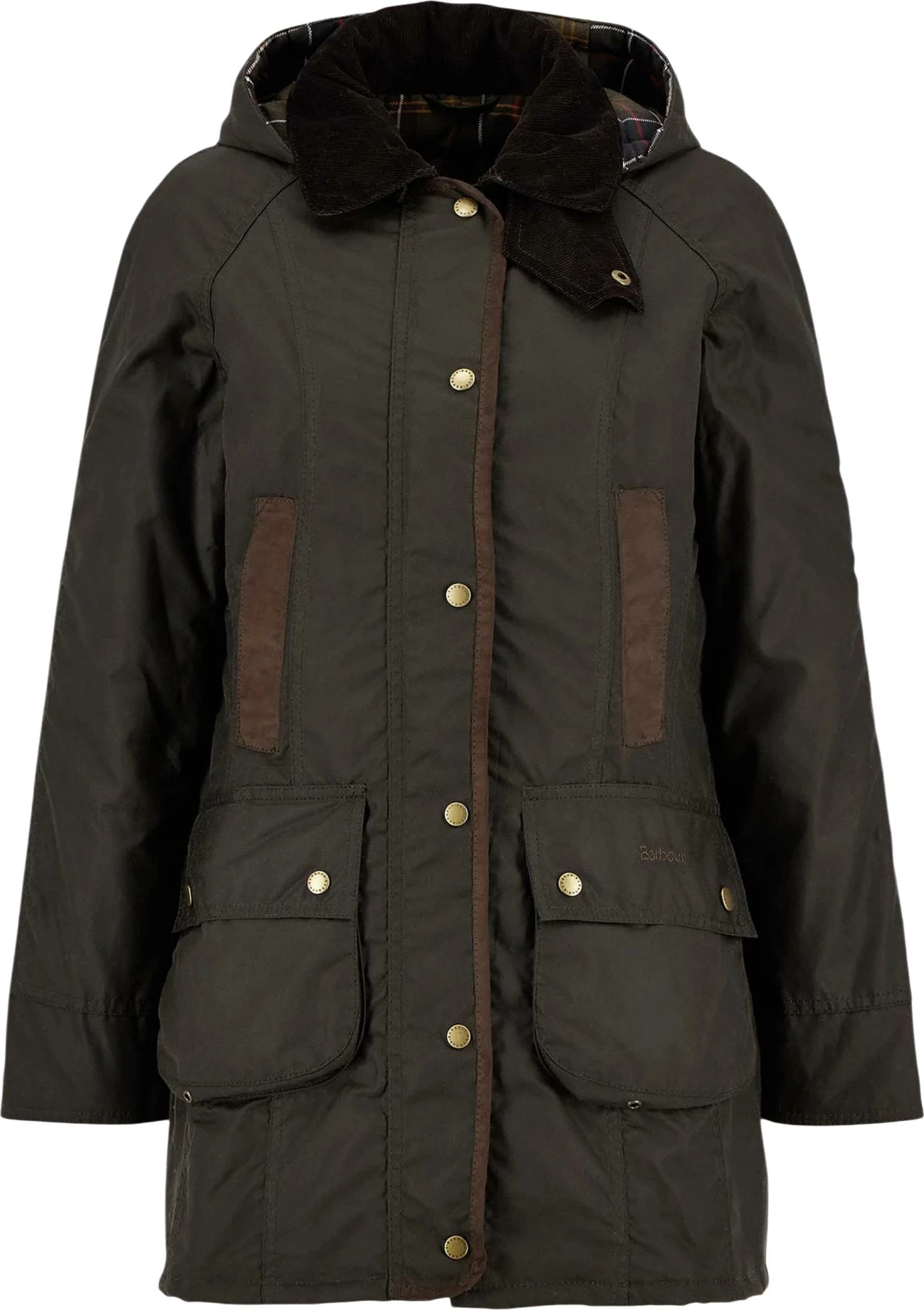 Jakne për femra Barbour Bower LWX0534, e gjelbër ulliri [Madhësia: UK 12]