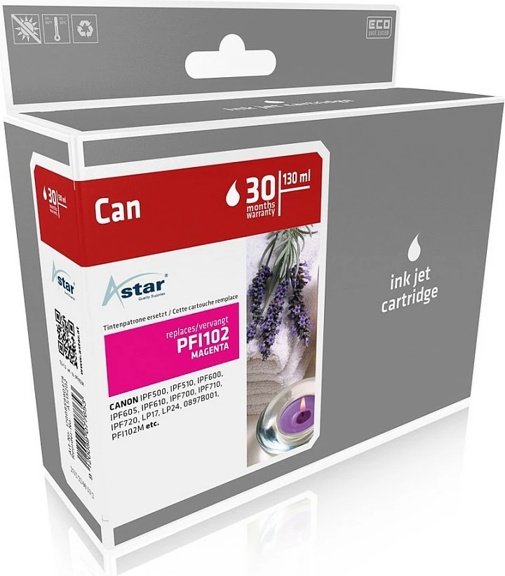 Kartush boje Astar AS15202 (PFI-102), 130 ml, Magenta
