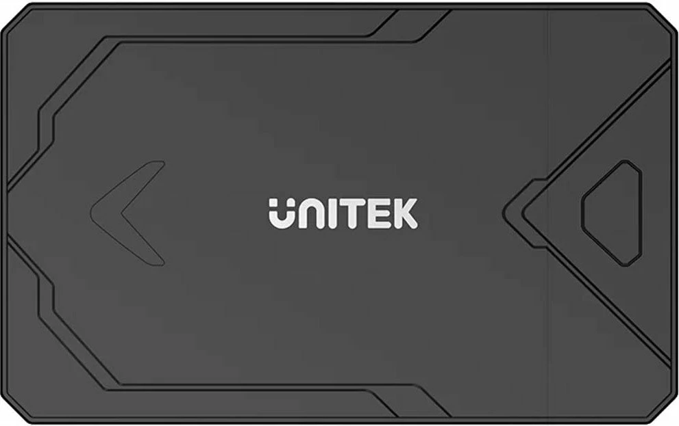 Kasë SSD Unitek S1229CBK01, M.2 NVMe/SATA & 2.5", USB-C 3.2 Gen 2 10Gbps, alumini, e zezë, set me kabllo/adaptor