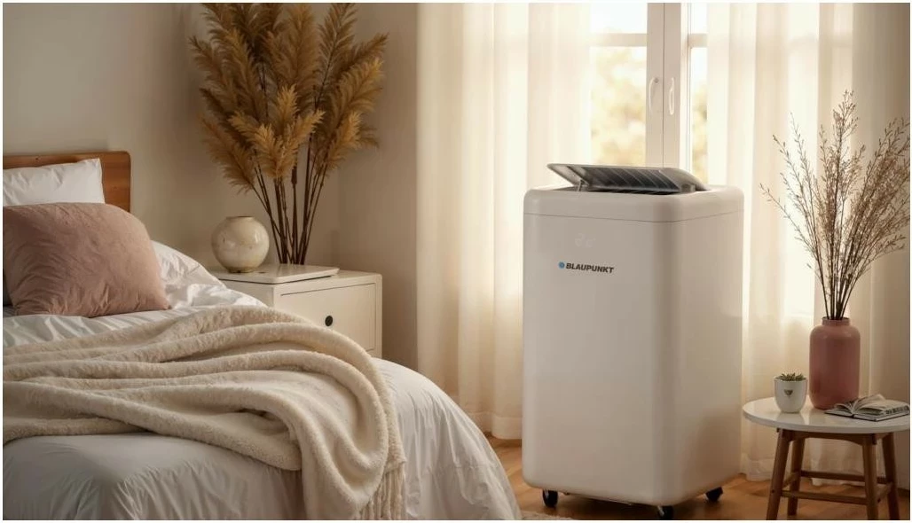 Kondicioner portabil Blaupunkt ACP309, 9000 BTU, Wi-Fi, i bardhë
