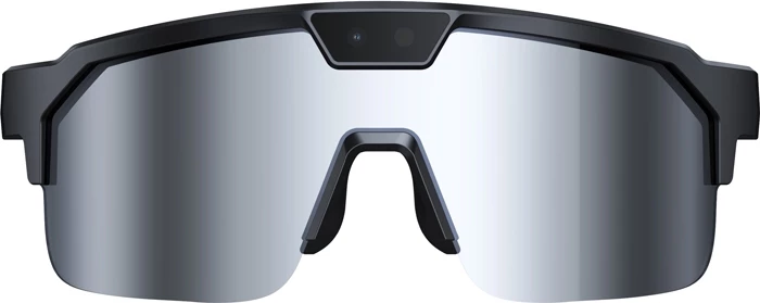 Syze sportive AI Zeblaze Q01, kamerë 8MP, 4GB Flash, Wi‑Fi/BLE 5.3, IPX4, zezë/argjend (set)