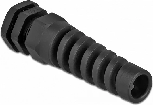 Glandë kablli DeLOCK PG11, IP68, 5-10 mm, me lehtësim tensioni, e zezë