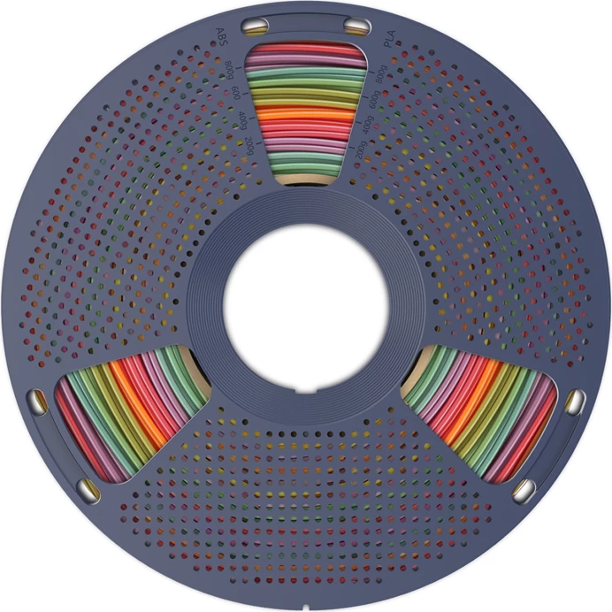 Filament PLA Sunlu PLA R 01, rainbow multicolor