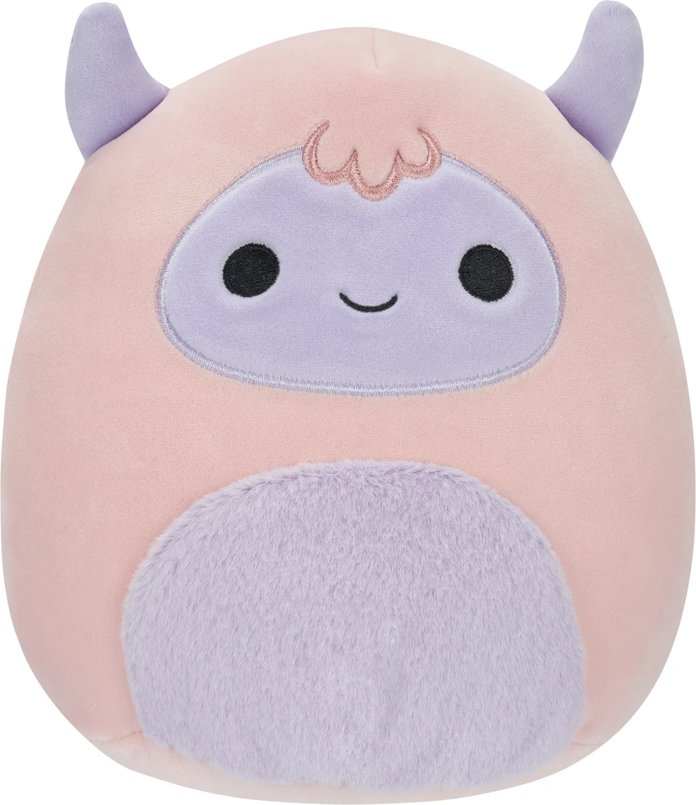 Original Squishmallows 7.5" Soft Toy - Ronalda the Pink and Purple Yeti