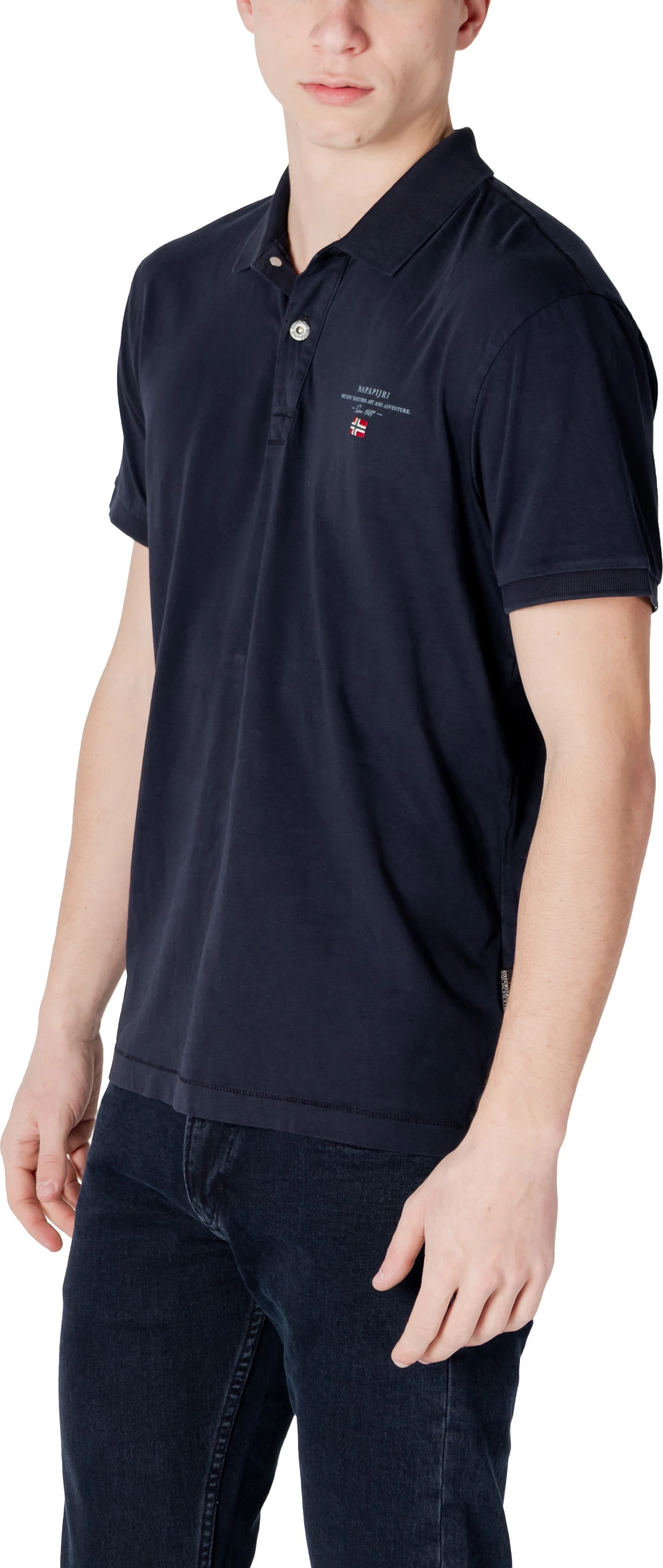 Maicë polo për meshkuj Napapijri Elbas Jersey NP0A4GB4, blu navy [Madhësia: S]