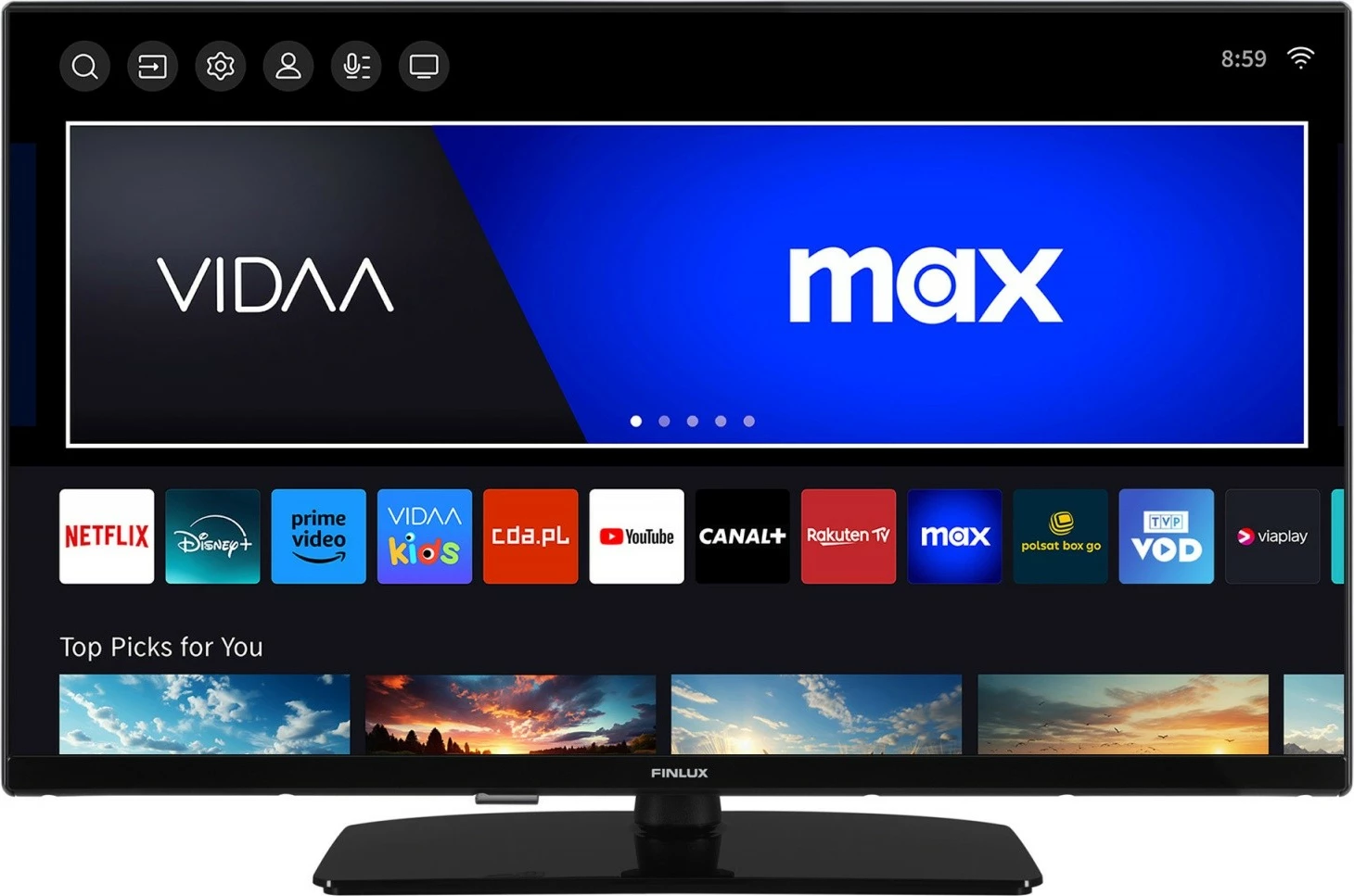 Televizor LED Finlux 32FHV500, 32", Smart TV, HD Ready, i zi