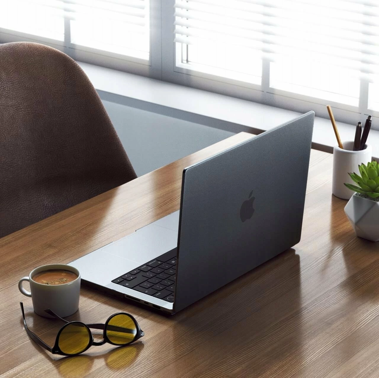 Kasë hardshell për laptop Satechi Eco ST-MBP16CL për MacBook Pro 16" (2021/A2485), transparente