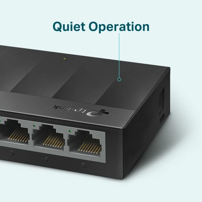 Switch TP-LINK LS1005G, 5 porta Gigabit, e zezë