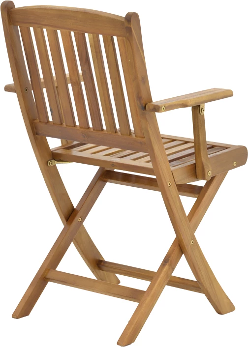 Tavolinë me karrige Recofly-Jaybo set prej 5 copash, dru akacie natyral, 100x65x72cm