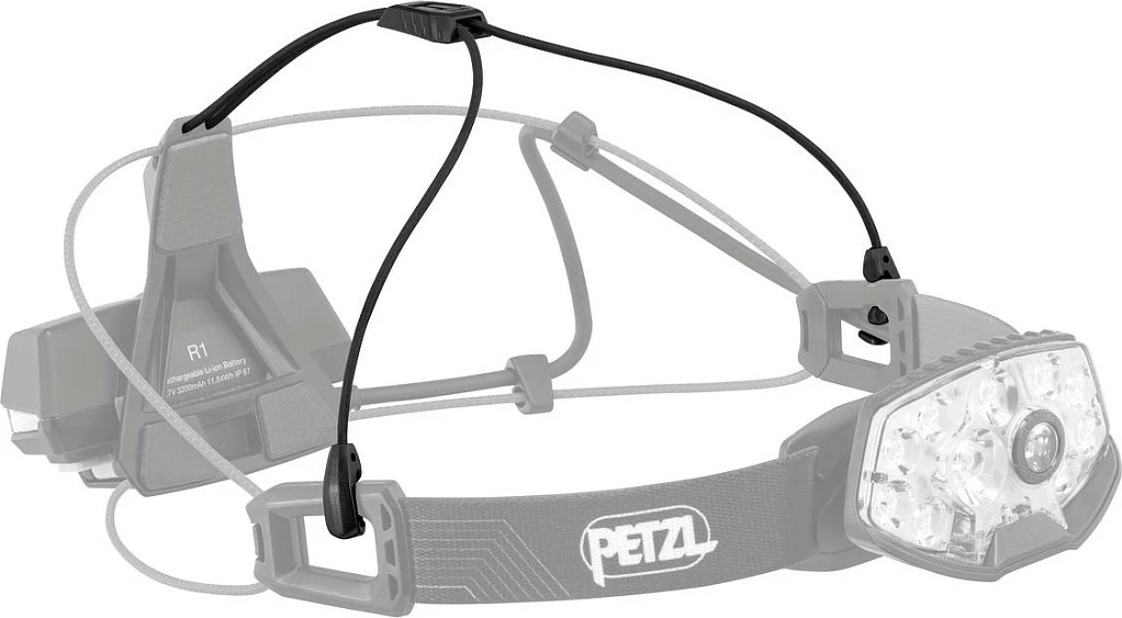 Llambë koke Petzl NAO RL, 1500 lm, bateri 3200 mAh, USB-C, IPX4, zi/portokalli
