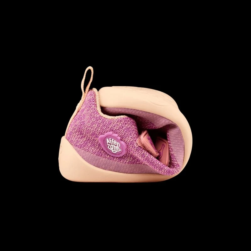 Këpucë për fëmijë Affenzahn Barefoot Shoe Knit Happy Flamingo