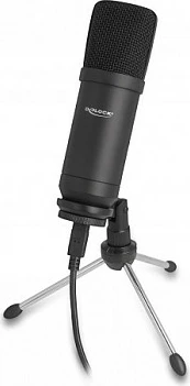 Mikrofon USB kondensator DeLOCK Professional, 24-bit/192 kHz, unidireksional, me tripod, 2.5 m, i zi