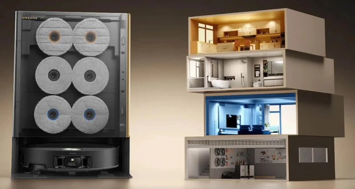 Fshesë robotike DREAME Matrix 10 Ultra, vacuum & mop, 30,000 Pa, Multi-Mop Switching Dock, e zezë