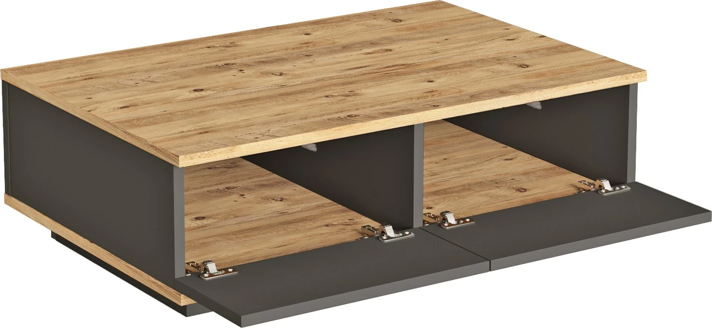 Set mobiljesh për dhomë dite Hanah Home, FR17-AA, ngjyrë Atlantic Pine dhe antracit