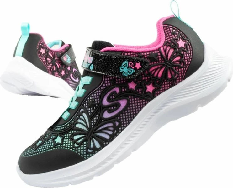 Atlete për fëmijë Skechers për femra, glitter