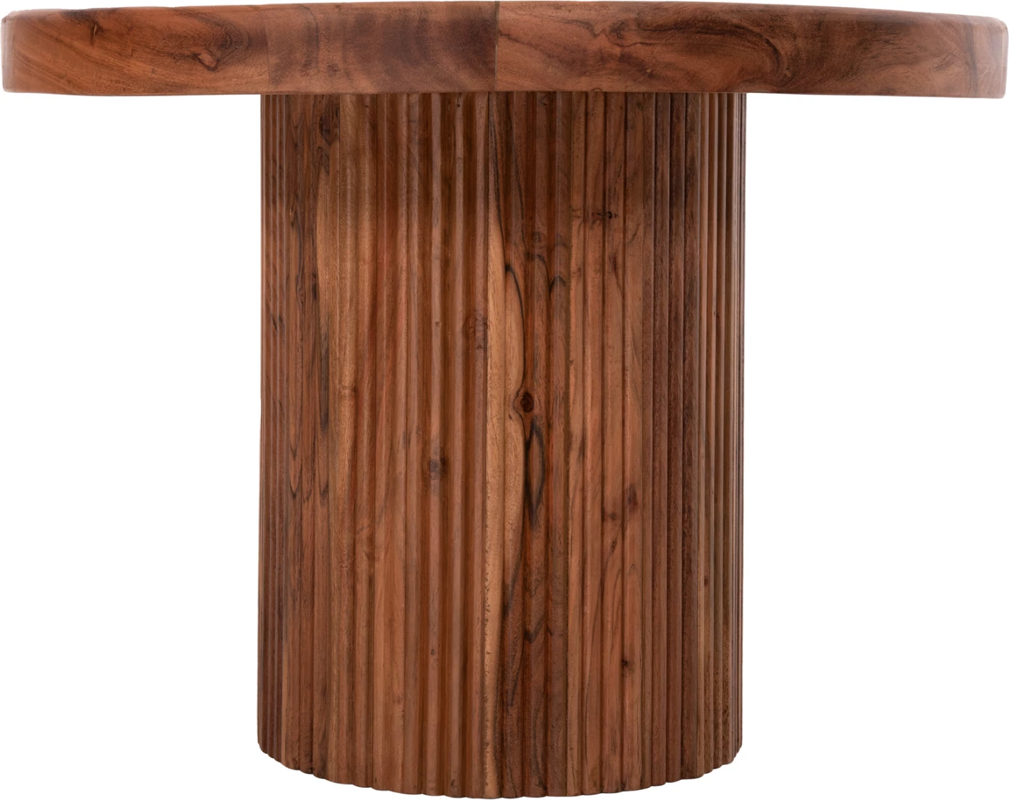 Tavolinë kafeje rrethore RAJJEH FH9693 dru akacie ngjyrë natyrale Φ60x45Hcm