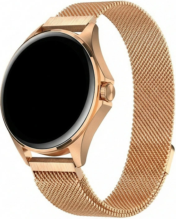 Smartwatch Kodak SW-7211, rrip metalik mesh, rose gold