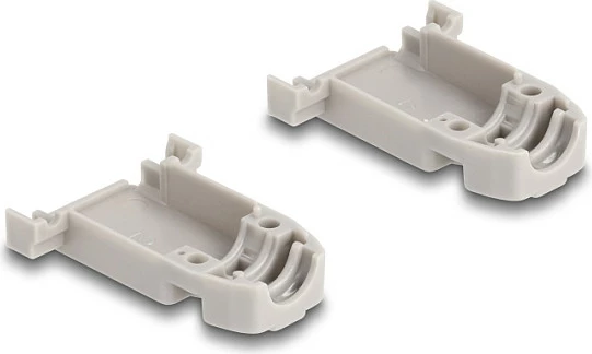 Shtëpizë konektori D-Sub 9-pin DeLOCK, me vula gome, 41.6 x 31.6 x 19.8 mm, e zezë/gri