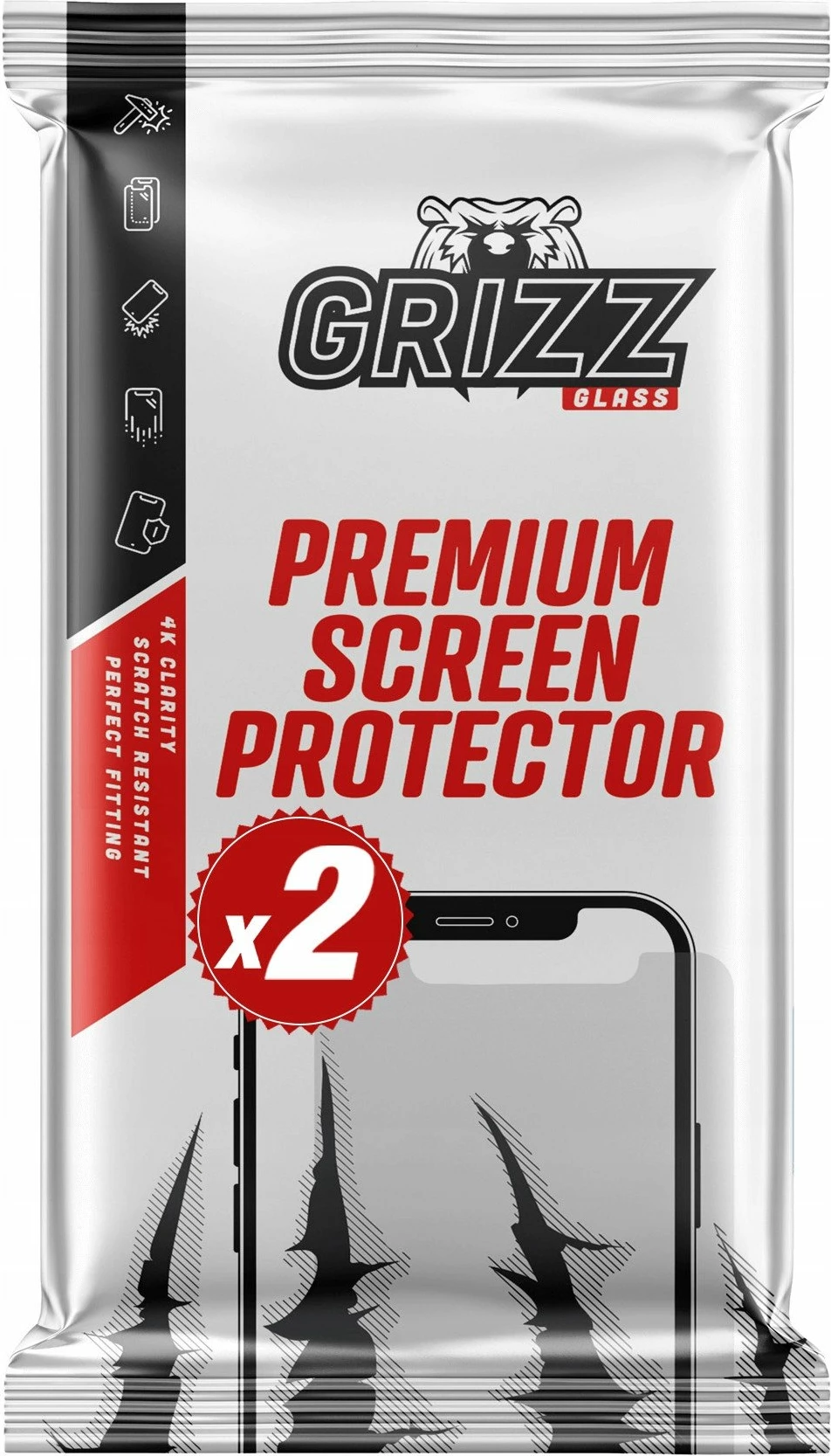 Xham mbrojtës për kamerë GrizzGlass HybridGlass për Vivo V50e, 2 copë