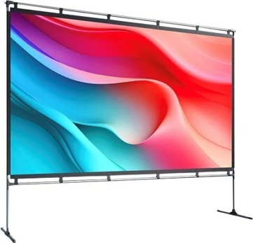 Ekran projektori portativ, JMGO, VCJMG, 100 inç 16:9, 233 x 182 cm, manual dysheme, projekcion frontal