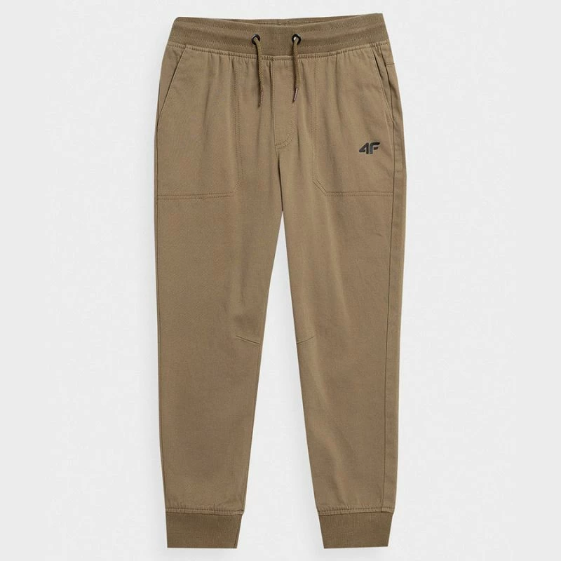 Pantallona për djem 4F, ngjyrë krem