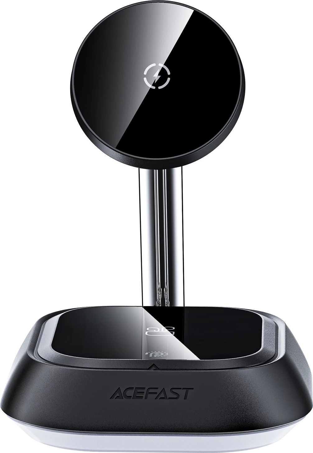 Stacion karikimi 3-në-1 Acefast E16, 15W, për telefon, orë dhe kufje, e zezë